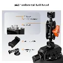 K&F Concept MS-45 4.5in Suction Cup Camera Mount, Double Ball-Head — photo 3