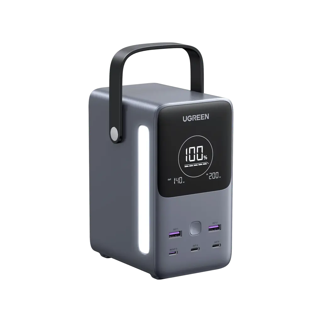 UGREEN Power Bank 48000mAh 300W Fast Charging with Digital Display, Gray — photo 1
