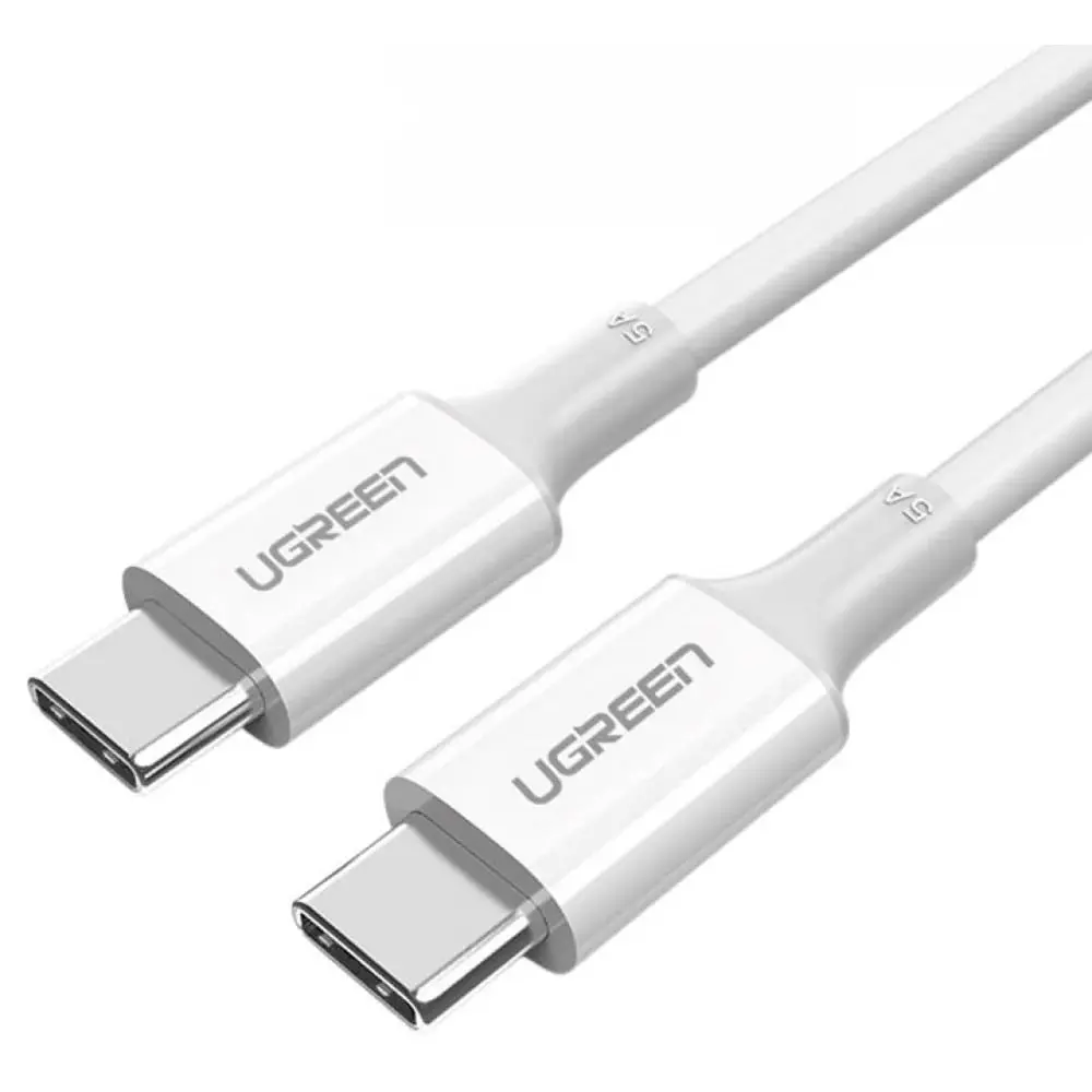 UGREEN USB-C Cable 2M, 100W PD USB-C to Type-C 2.0 Cable 60552 White — photo 1