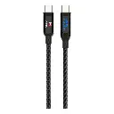 Swiss Military 100W USB-C To USB-C Braided Cable With LED 1M Black SM-CB-CC100WLED-1M-BLK — photo 4