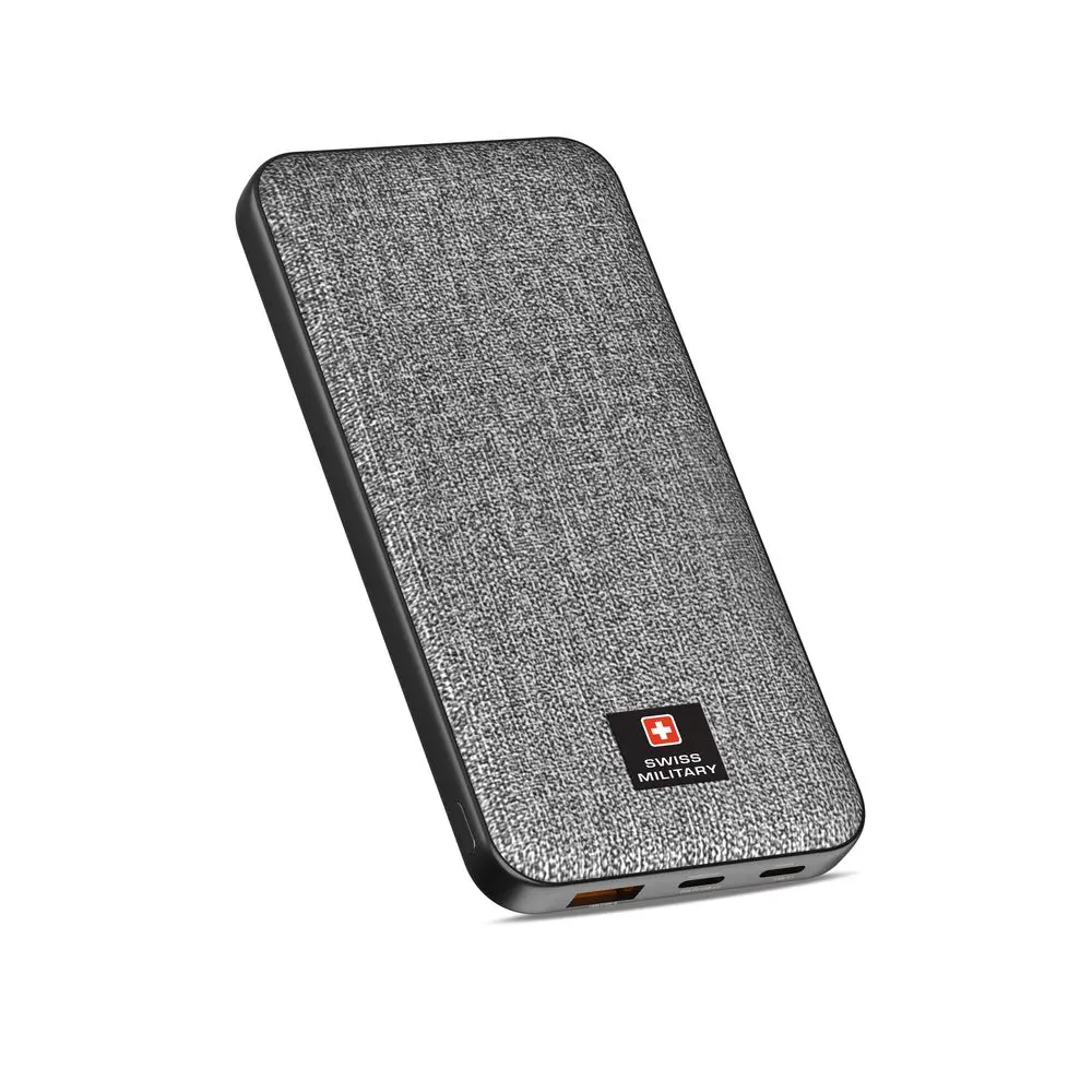 Swiss Military Power Bank 10000mAh 2C1A with 20W PD Fast Charge Grey — photo 1