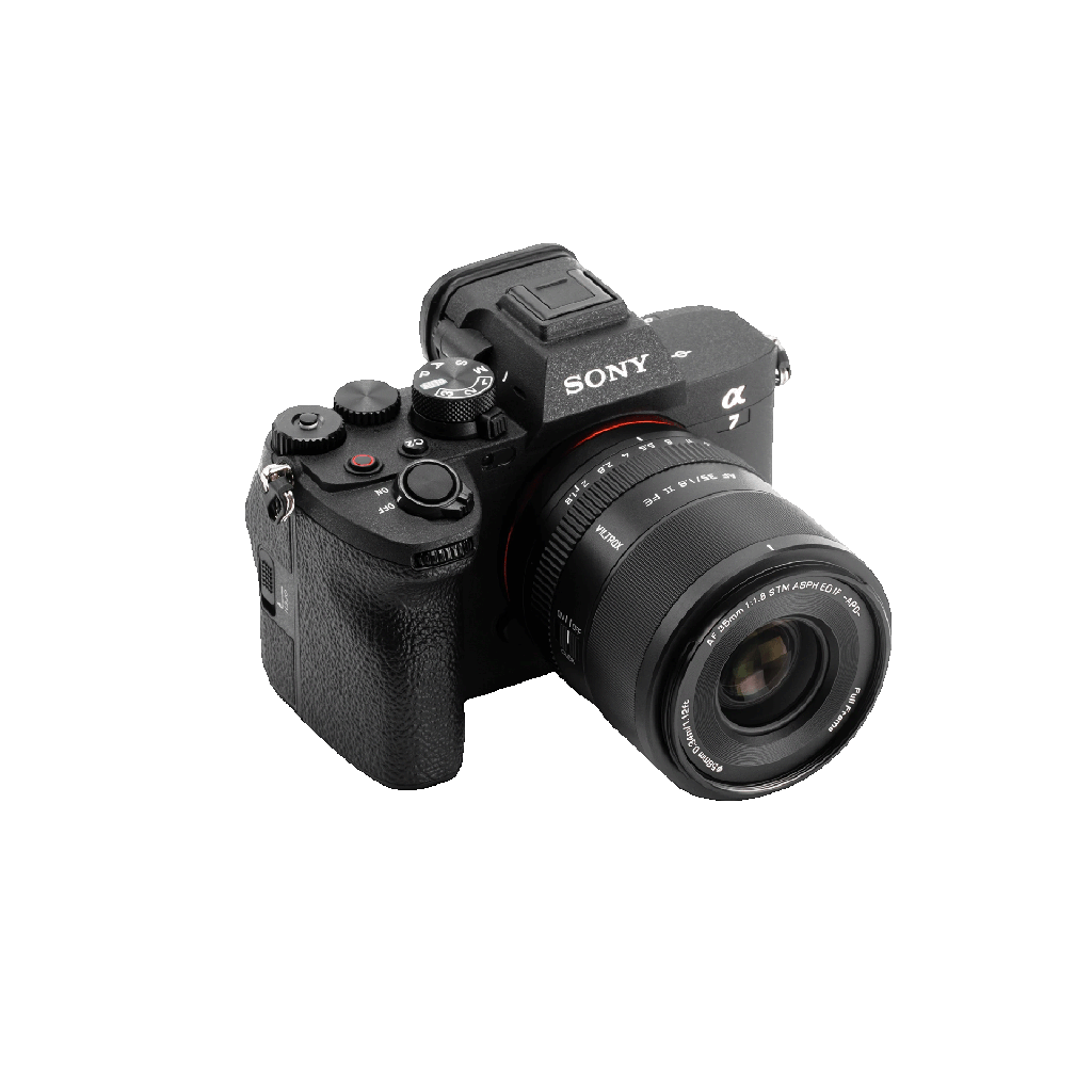 Viltrox AF 35mm f/1.8 II mounted on a Sony full-frame camera
