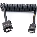 Atomos AtomFLEX Coiled Mini HDMI to HDMI Cable (12 to 24") ATOM4K60C3 — photo 1