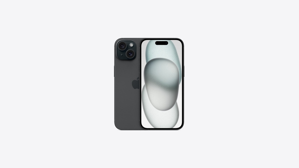 Apple iPhone 15 128GB Smart Phone Black — 1