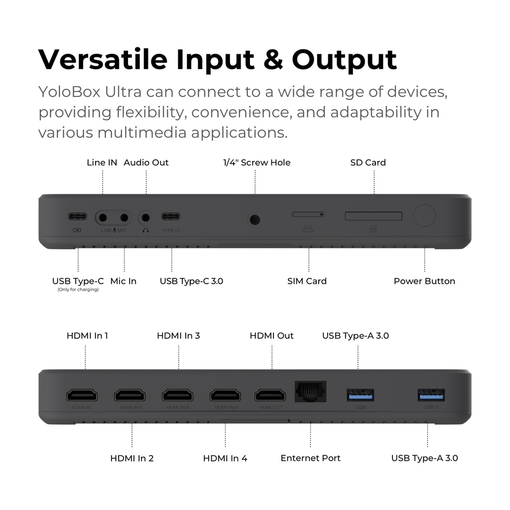 YoloLiv YoloBox Ultra All-in-One Multicamera Live Streaming  — 3