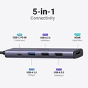 UGreen CM478 5-in-1 USB-C Multifunction Adapter 15495 — 2