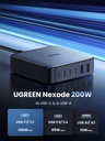 Ugreen Nexode 200w 6-Ports GaN Desktop Fast Charger CD271 — 1