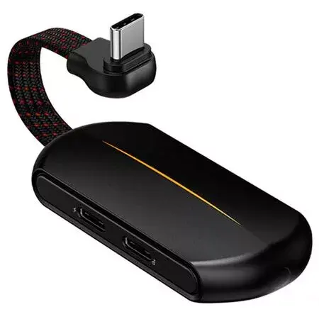 Baseus L47 GAMO 3-in-1 iP Male to Dual iP & 3.5mm Female Adapter CALL47-01 — photo 1