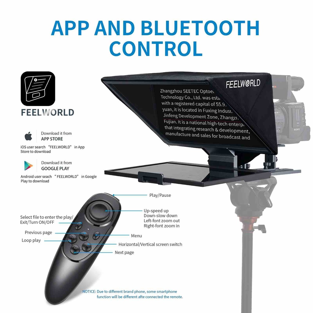 FeelWorld TP16 Folding Teleprompter — 4