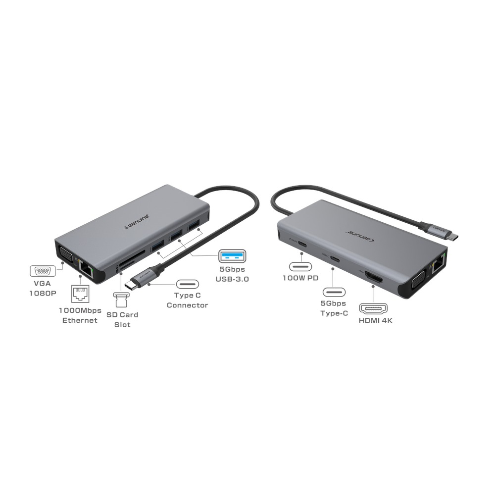 Genuine GN-DC4BA 11-in-1 Docking Station — 2