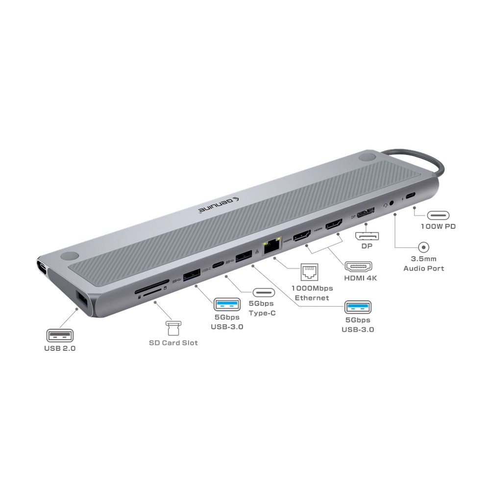 Genuine GN-DC4CG 12-in-1 Docking Station — 2
