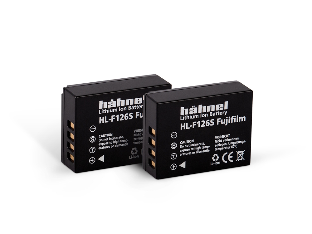 Hahnel HL-F126S Camera Battery Twin Pack For FUJIFILM (NP-W1 — 1