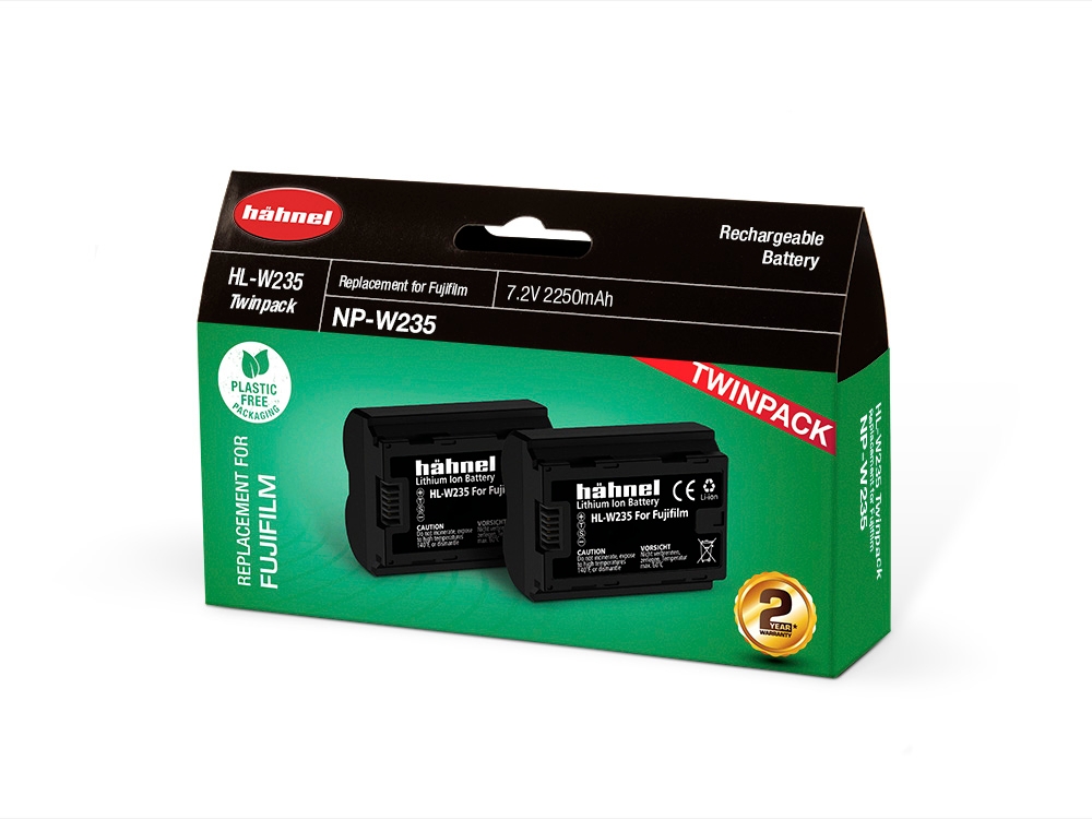Hahnel HL-W235 Camera Battery Twin Pack For FUJIFILM (NP-W23 — 2