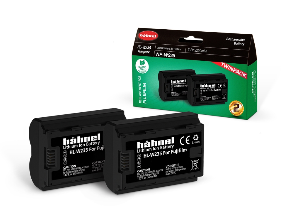 Hahnel HL-W235 Camera Battery Twin Pack For FUJIFILM (NP-W23 — 3