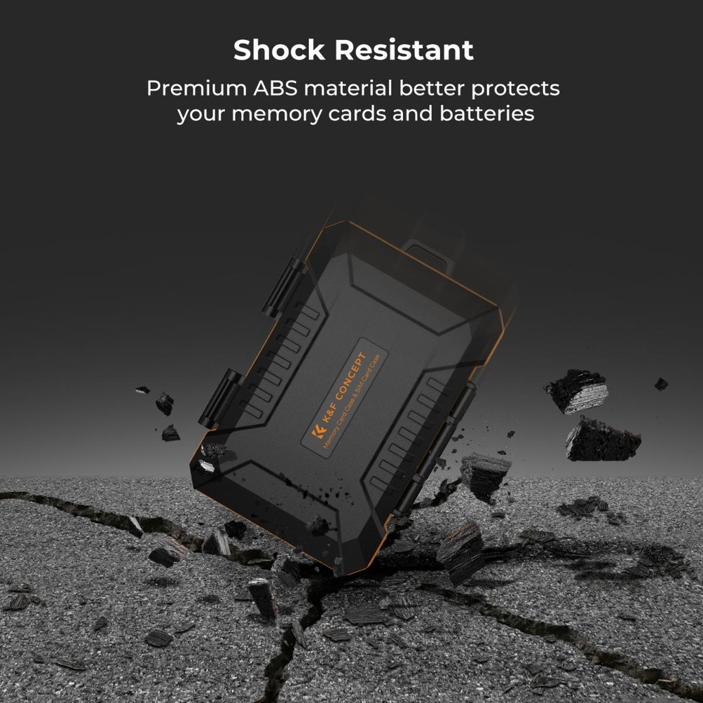 K&F Concept 29-Slot Memory Card Case (Waterproof, Shockproof — 3