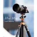 K&F Concept SA254M2 DSLR Camera Aluminum Tripod with Monopod — 3