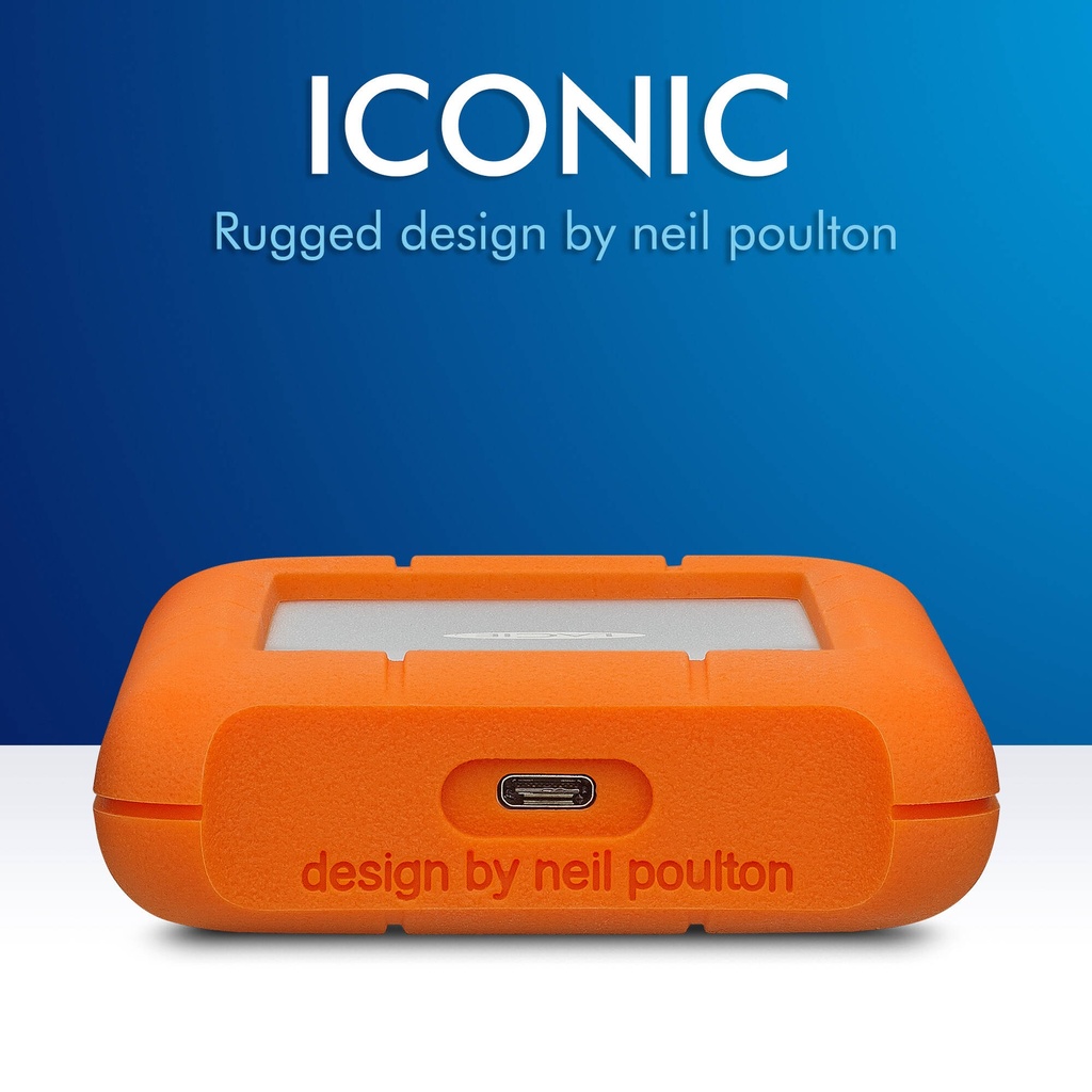 Lacie 2TB Rugged USB-C 3.2 Gen1 External HDD TFR2000800 — 3