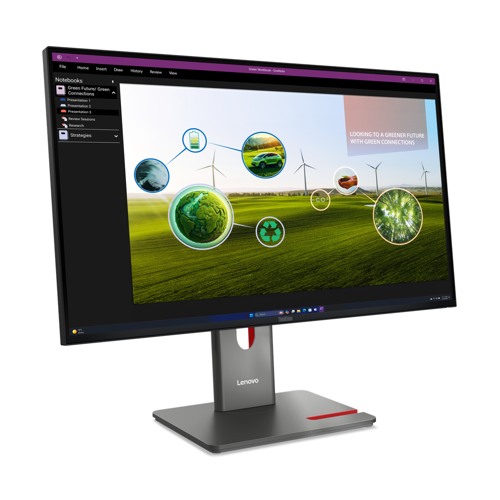 Lenovo ThinkVision P27Q-40 27 inch 2K QHD Monitor 64A7GAT6UK — 2