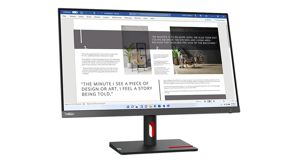 Lenovo ThinkVision S27i-30 27-Inch 1920x1080 100Hz 4Ms Anti  — 2