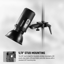 NEEWER UA017 Super Clamp with 5/8" Stud, Spring Lock, 2.4" J — 2