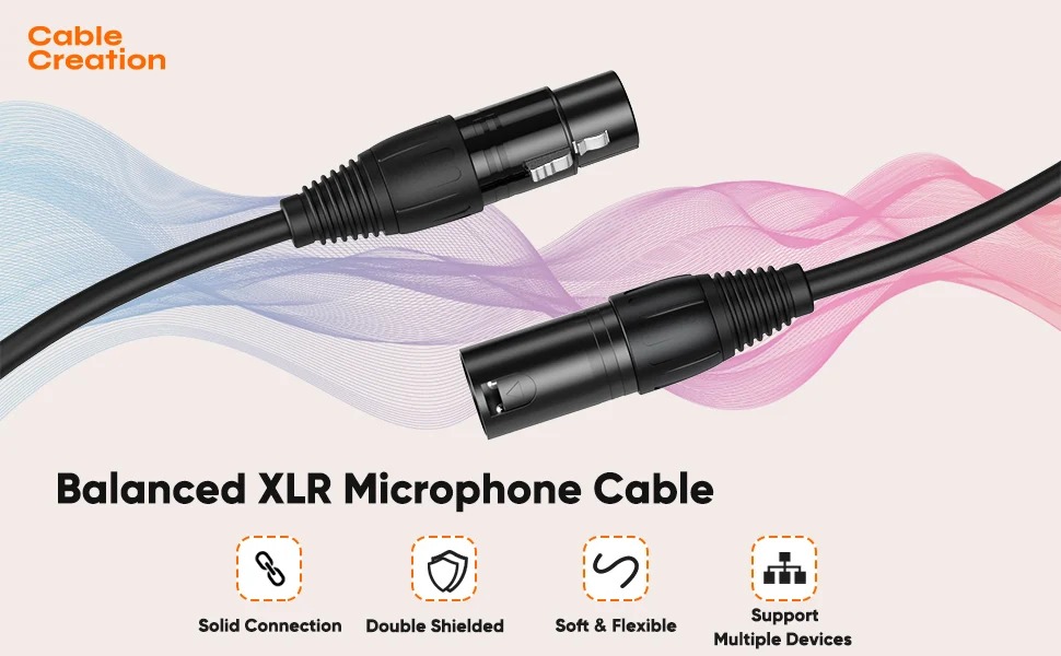 CableCreation 3FT XLR Male to XLR Female Balanced 3 PIN XLR  — 4