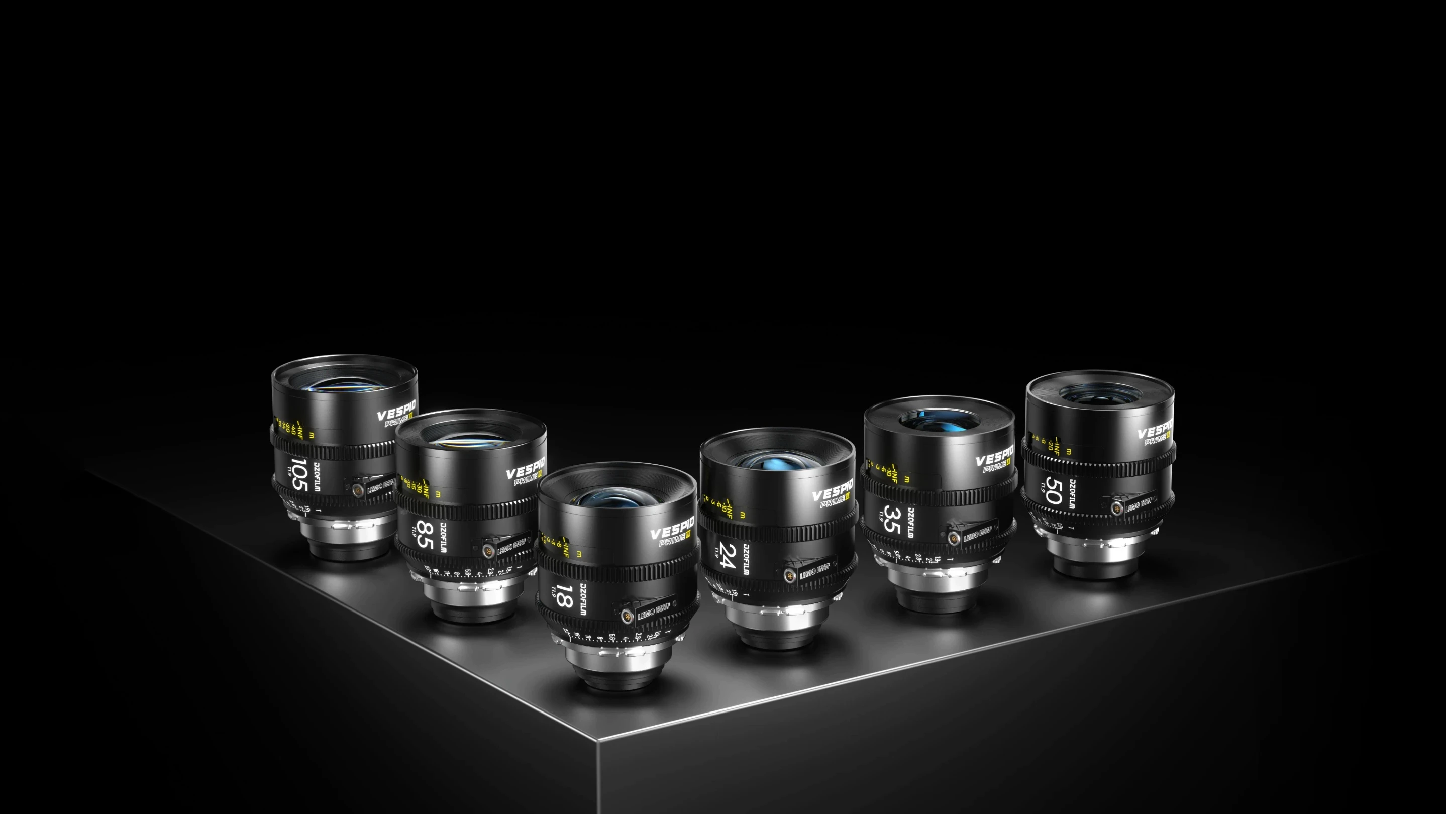 DZOFilm Vespid2 T1.9 Prime 6-Lens Kit (PL Mount, Meter) DZO- — 2
