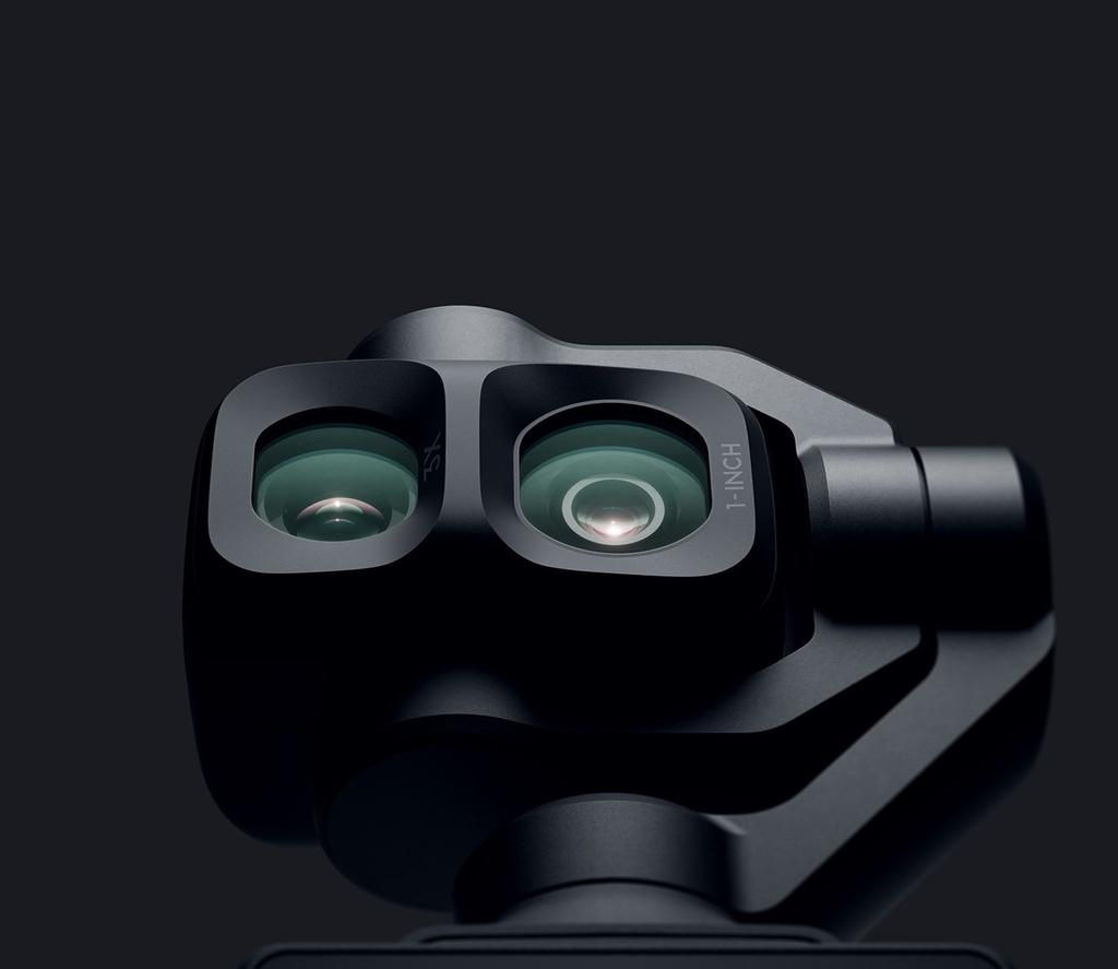 DJI Osmo Pocket 4P dual lens close-up
