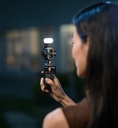 DJI Osmo Pocket 4P shooting at night with fill light