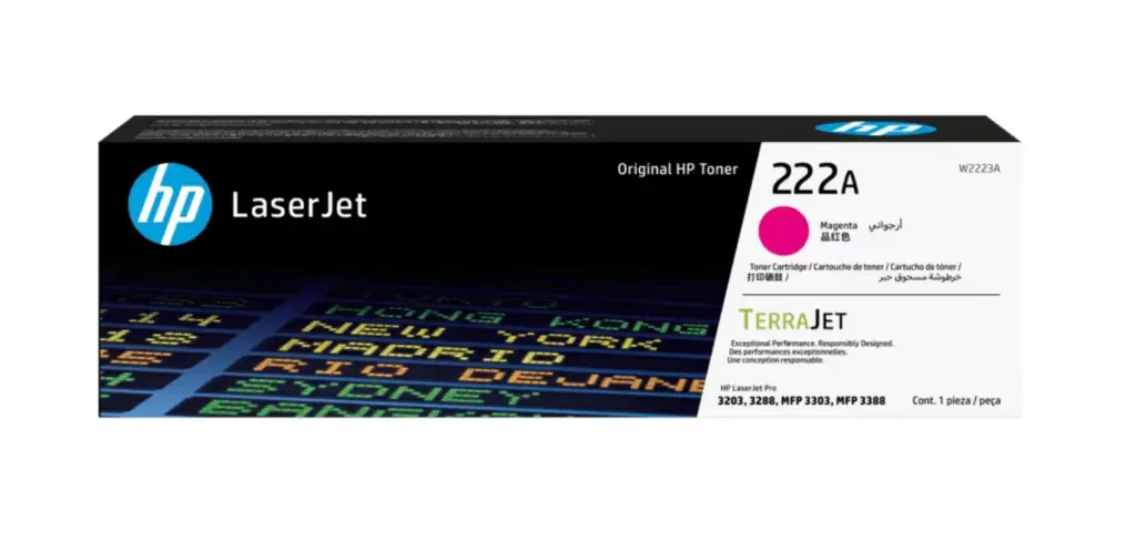 HP 222A Magenta Original LaserJet Toner Cartridge W2 — previous main photo
