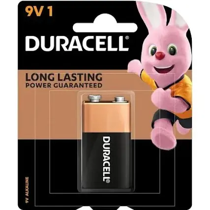 Duracell 9v 1 Alkaline Long Lasting Battery — photo 1