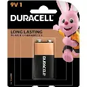 Duracell 9v 1 Alkaline Long Lasting Battery — photo 1