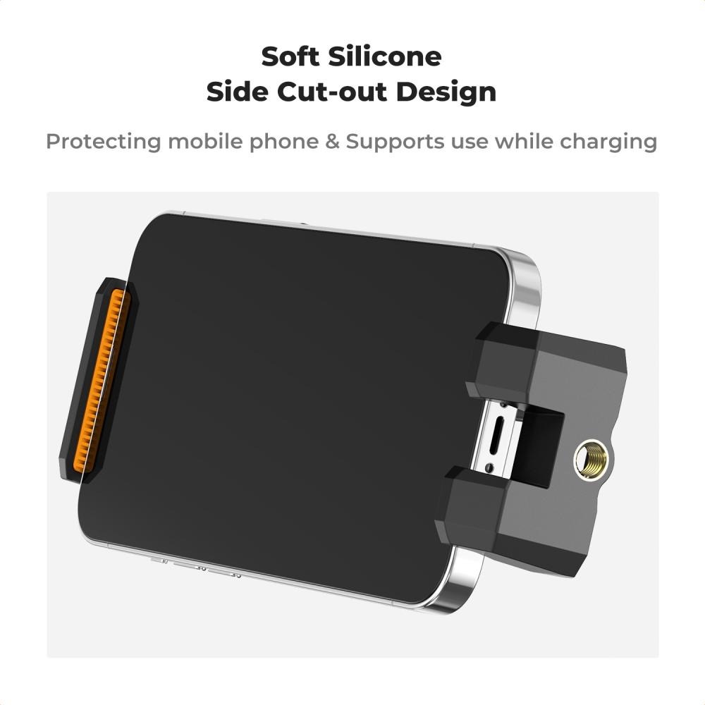 K&F Concept MS20 — silicone pads, charging cut-out