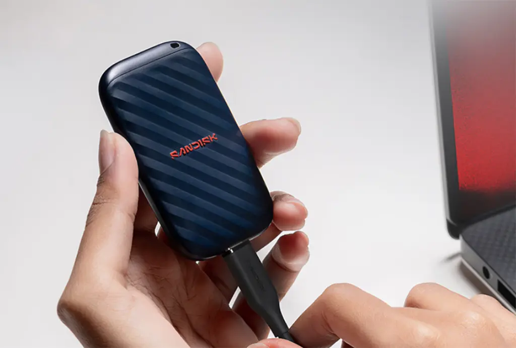 SanDisk E10 1TB 600MB/s USB3.2 Portable SSD Drive SDSSDE10-1T00-G25 — photo 3