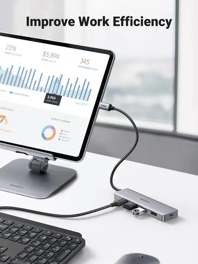 UGreen 10-in-1 USB-C Docking Station 15534 — photo 4