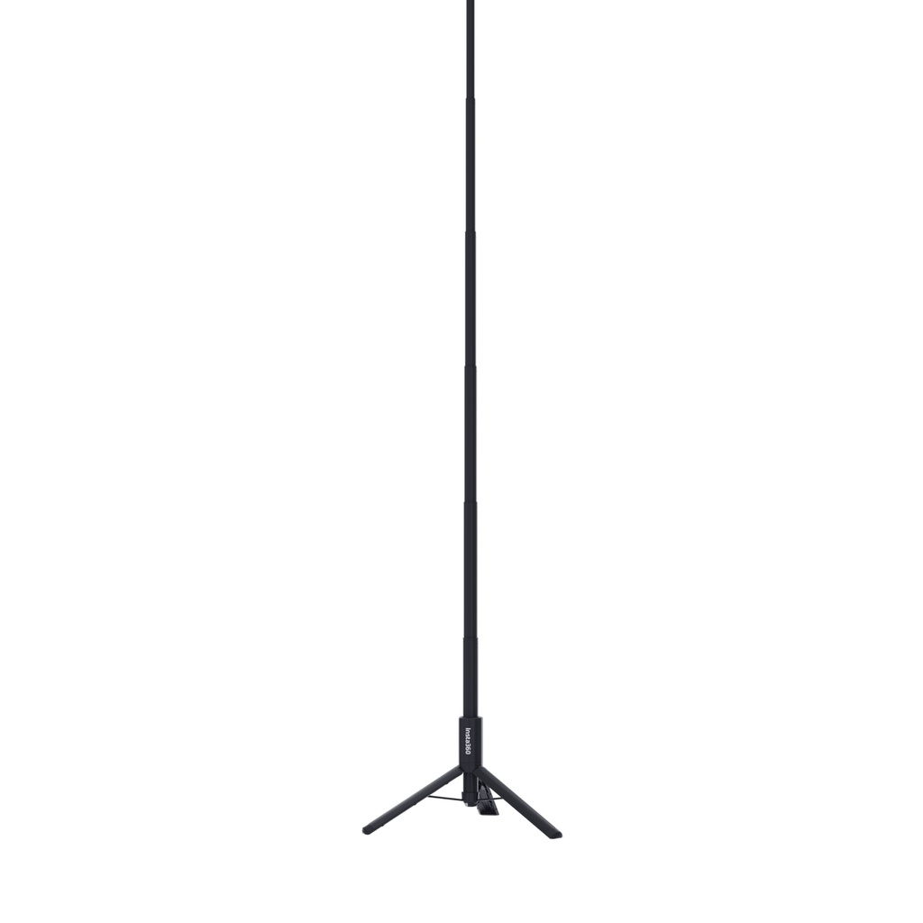Insta360 Invisible Selfie Stick + Tripod — extended with the tripod out