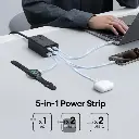 Baseus 65w GaN5 Pro PowerCombo PowerStrip with AC+2USB+2USB-C Black CCGAN65-1ACU — photo 5