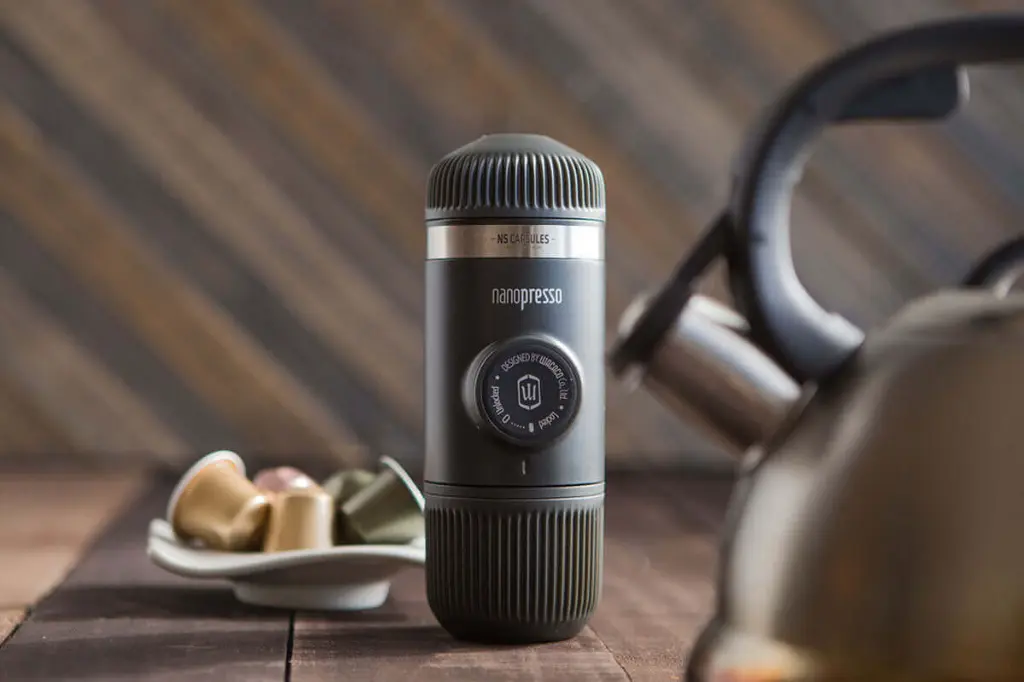 Wacaco Nanopresso Portable Espresso Maker with NS Adapter (Charcoal Black) — photo 4
