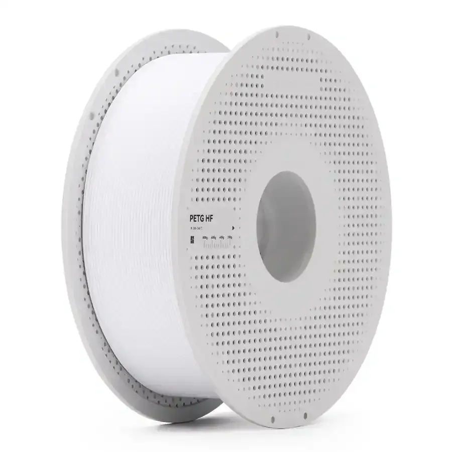 Bambu Lab 3D Printer Filament PETG HF-White With Bambu Reusable Spool — photo 1