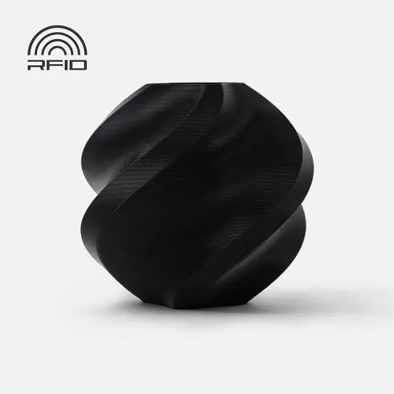 Bambu Lab 3D Printer Filament PLA Basic-Black- with Bambu Reusable Spool — photo 2