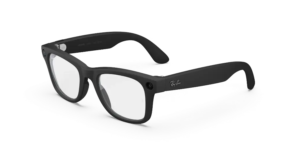Ray-Ban Meta Wayfarer (Gen 2) AI Glasses Matte Black / Clear Lenses (53-22) — photo 3