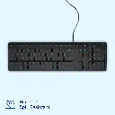 Dell KB216 Multimedia Wired USB Keyboard 580-ADGW