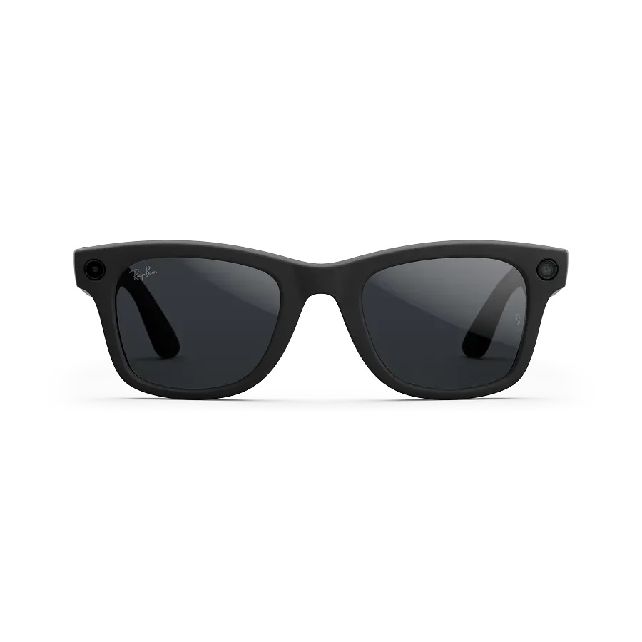 Ray-Ban Meta Wayfarer (Gen 2) AI Glasses Matte Black / Transitions Grey Size 50 RW4012