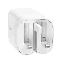 Belkin UltraCharge Retractable GaN Wall Charger 45W with 0.7 m USB-C Cable (WCH023myWH)