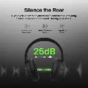Belkin SoundForm Isolate Noise Cancelling Over-Ear Wireless Headphones Black (AUD008hqBK)
