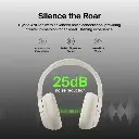 Belkin SoundForm Isolate Noise Cancelling Over-Ear Wireless Headphones Sand (AUD008hqSA)
