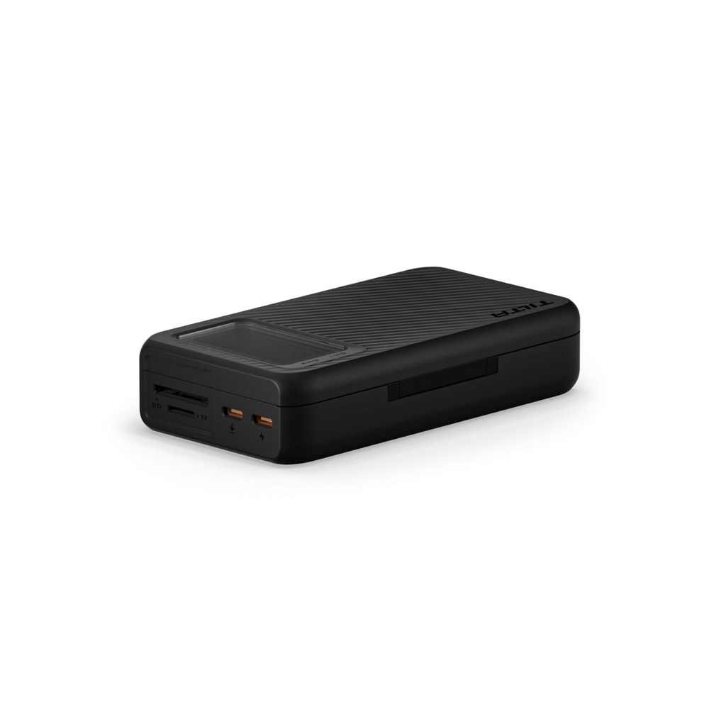 Tilta All-in-One Recharge Companion for Sony NP-FZ100, 2-Battery Charger with SD/microSD Reader, Black