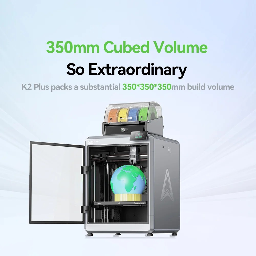 Creality K2 Plus Combo 3D Printer with CFS, 350 x 350 x 350 mm