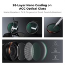 K&F Concept 82mm Nano-X Magnetic Filter Kit (CPL + ND2-32 + Black Mist 1/4) SKU2500