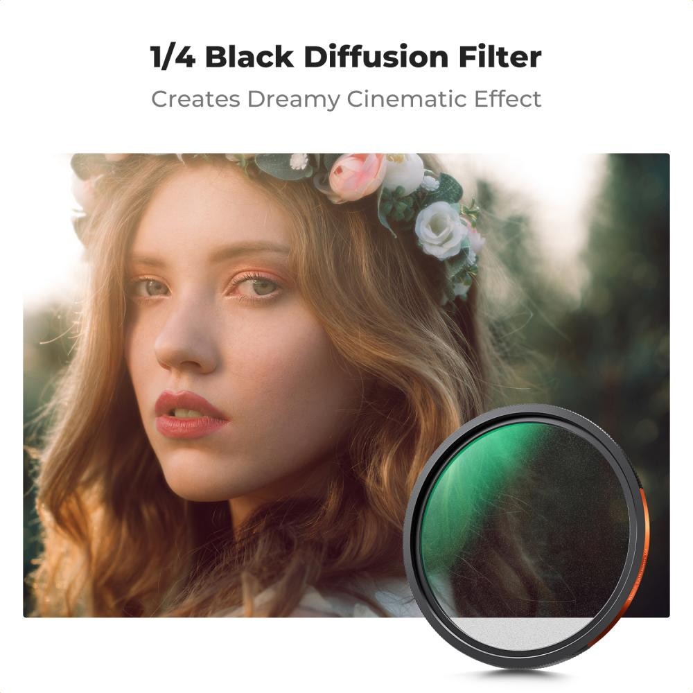 K&F Concept 82mm Nano-X Magnetic Filter Kit (CPL + ND2-32 + Black Mist 1/4) SKU2500