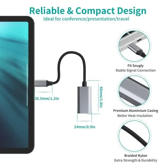 Choetech HUB-H17 USB-C to HDMI Adapter — photo 3